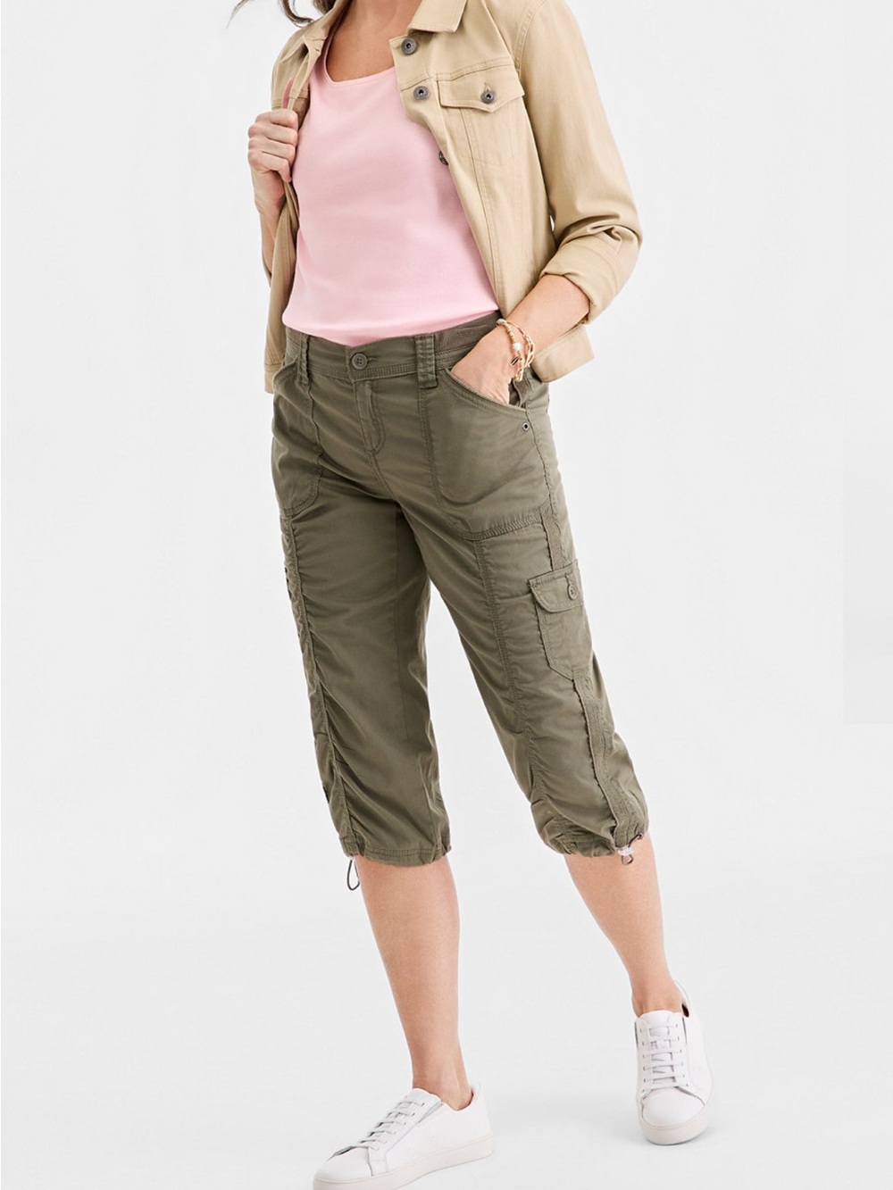 Style & Co. Olive Cargo Capris